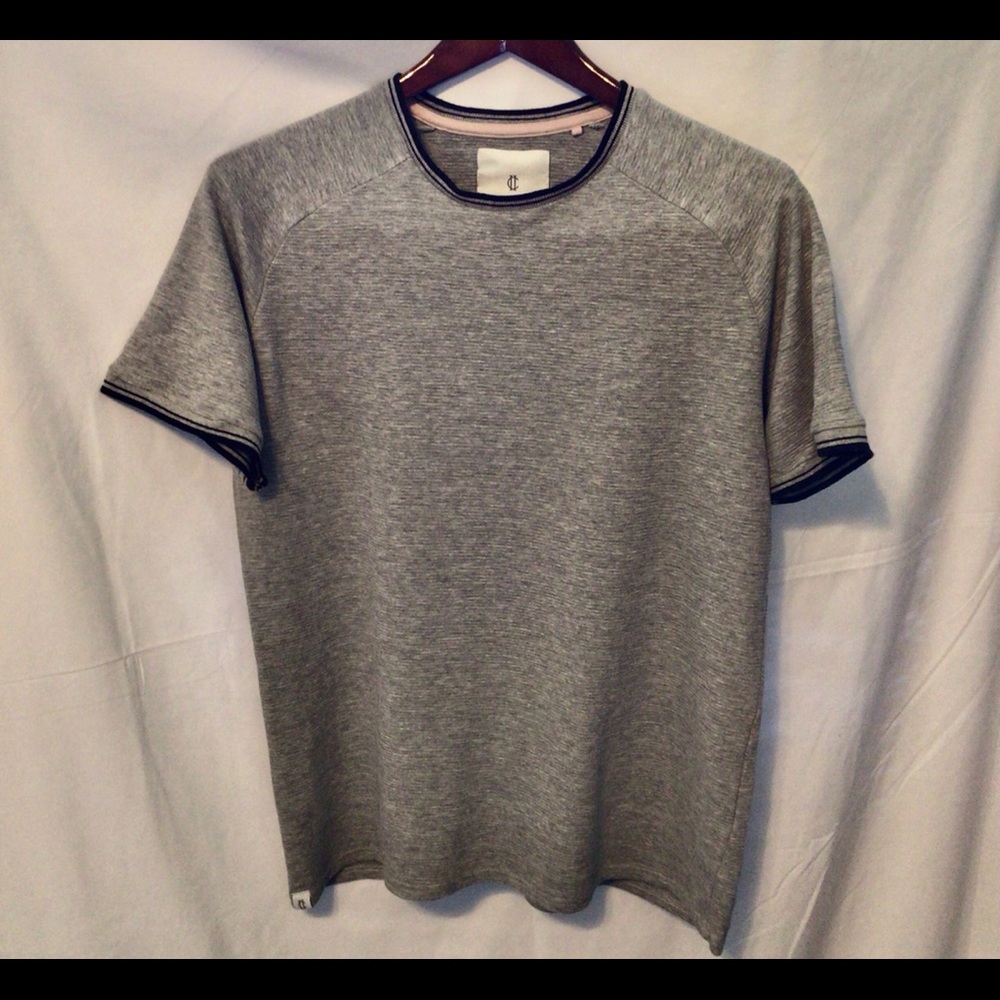 2nd Chapter Gray Ribbed Shirt Size XL